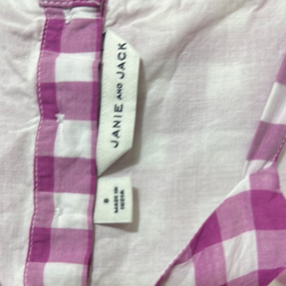 Janie and Jack Purple White Tiered Casual Sundress - Picture 10 of 10